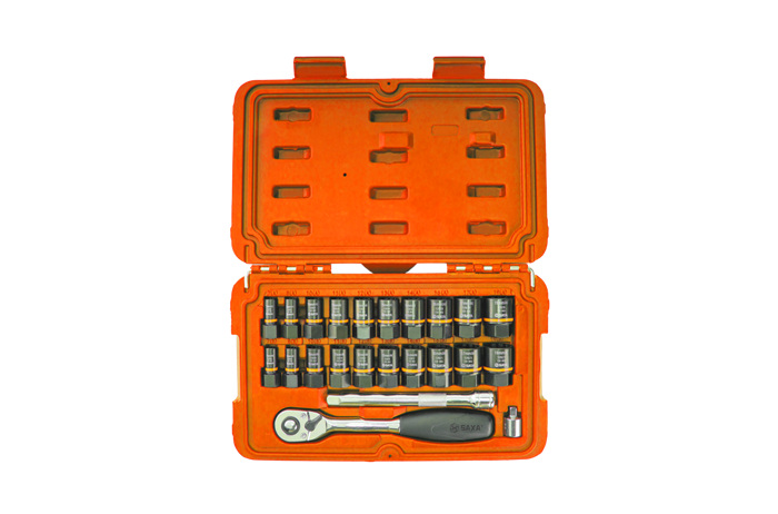 23件6.3x10MM打滑螺栓拆卸套筒组套