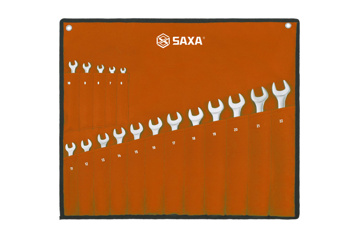 17件新型全抛光两用扳手组套